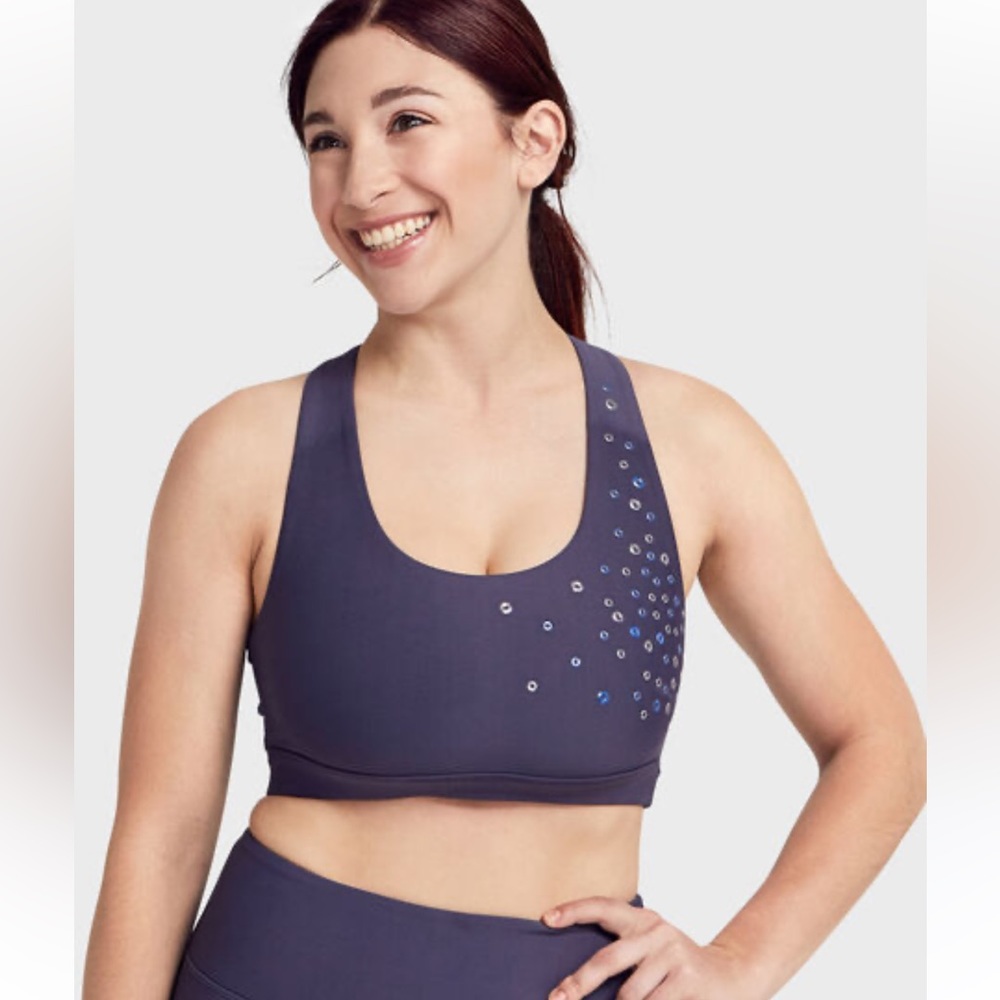 SoulCycle Swoop Back Grommet Bra